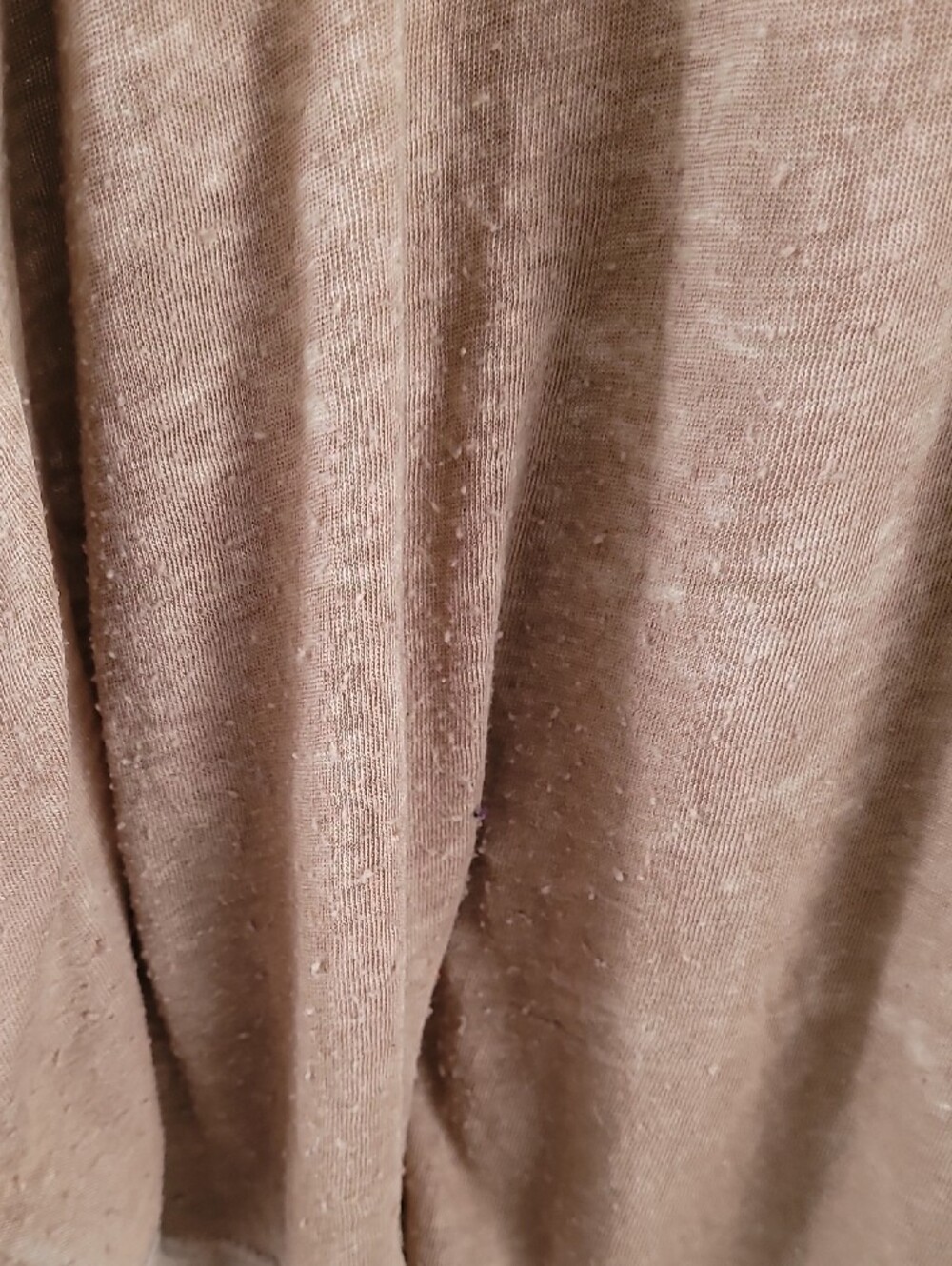 We The Free Brown Taupe Short Sleeve V-Neck Top - Picture 7 of 9